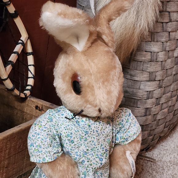 VTG Eden Beatrix Potter Mrs. Josephine Rabbit Stuffed animal - Picture 2 of 13